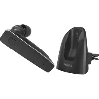 Hama Mono Bluetooth Headset + Laadstation Koptelefoon Eenoors Auto Handy PC Notebook