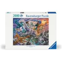 Ravensburger puzzel Door de lucht op een Pegasus - Legpuzzel - 2000 stukjes