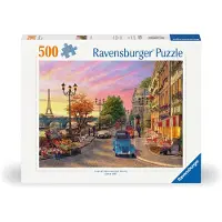 Ravensburger legpuzzel Parijs avond sfeer 500 stukjes landschap.