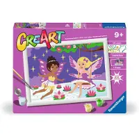 Ravensburger CreArt - Adorable Fairy Friends (Neon) - Schilderen op Nummer - Vanaf 9 Jaar