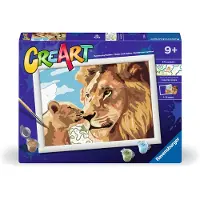 Ravensburger Creart leeuw met baby schilderen op nummer