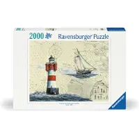 Ravensburger puzzel Romantic Lighthouse 2000 stukjes |