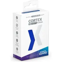 Ultimate Guard Cortex buitenste kaarthoezen 100 standaardformaat TCG-hoezen 66 x 91 mm blauwe achterkant Matte afwerking Geen PVC en zuurvrij Hog