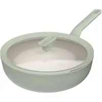Berghoff Wok Leo Recycled Balance met Deksel Antikleef 28 cm Sage