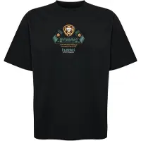 Hummel Shirt geel / groen / zwart / wit