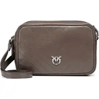 Pinko Carrie Schoudertas Leer 21.5 cm grijs