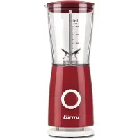 Girmi FR0302 blender Blender voor op aanrecht 170 W Rood, Transparant, Wit