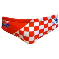 Turbo Croatia Swimming Brief Rood,Wit 9-10 Years Jongen