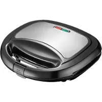 Emerio Tosti Apparaat - 750W - Sandwich maker - Anti-aanbaklaag - Bakplaat - ST-120889 - Zwart