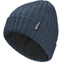 Jack Wolfskin Rib Knit Beanie Midnight Sky Muts