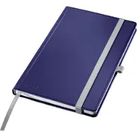 Leitz Style Notitieboek A5 Gelijnd - met Hardcover - 100 Grams Papier - Titanium Blauw