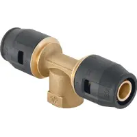 Geberit Push Fit Overgangs T stuk binnendraad 20x1/2 x20mm 651361001