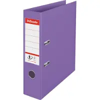 Esselte No.1 Colour'Breeze A4 Ordner voor 500 Vellen - Rugbreedte van 75 Millimeter - Lichtgewicht en Sterke Map - Lavendel