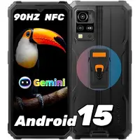 Blackview BV4800 SE - Robuuste Smartphone - 12GB RAM - 64GB - 6,56 inch - Dual 4G LTE - Android 15 - IP68 Waterdicht - NFC - GPS - Zwart