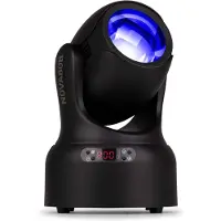 Beamz NOVA80B-BK beam moving head met prisma - 7 kleuren en 7 gobo's -