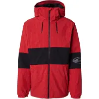 Quiksilver Functionele jas 'HIGH IN TH HOOD' grijs / rood / zwart / wit