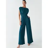 BWLDR Jumpsuit 'STELLA JUMPSUIT' petrol