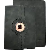 HEM Silky Black iPad hoes geschikt voor iPad 10.2 (2019 / 2020 / 2021) - 10.2 inch Draaibare Autowake Cover - iPad 2019 / 2020 / 2021 hoes - iPad 7 / 8 / 9 Hoes - 7e / 8e / 9e generatie hoes
