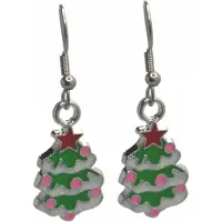 Charme Bijoux Oorbellen-Kerstboom-Gekleurd-