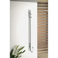 Sapho Pasador elektrische verticale radiator chroom 150cm 30Watt