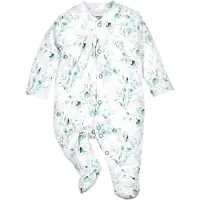 Nini Rompertje/body 'Eukalyptus' geel / grijs / groen / wit