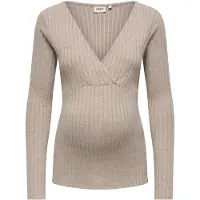 ONLY Maternity Shirt 'OLMLola' mokka