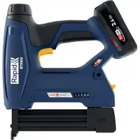 Rapid BTX553 accu tackerset, LCD-display, LED werklamp vooraan, 6-traps aandrijfkracht, incl. Bosch oplaadbare accu