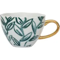 Urban Nature Culture Thee- en Koffiekop Good Morning Cappuccino/Tea Leaves Aqua 350 ml