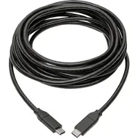 Eaton Tripp-Lite U040-C13-C-5A USB-C to USB-C Cable (M/M) - 2.0, 5A Rating, USB-IF Certified, Thunderbolt 3 Compatible, 13 ft. TrippLite