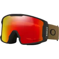 Oakley - Skibrillen - Line Miner L Army Green Corduroy Prizm Torch voor Unisex - Bruin