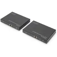 Digitus KVM HDMI Extender 4K - - 70 m - Cat6/Cat7/Cat8 - Zwart - Aluminium
