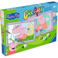 Ravensburger schilderen op nummer Peppa Pig familie creatief speelgoed.