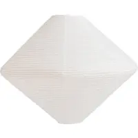 HAY kap Diamond, Ø 80 cm, wit, papier/bamboe Diamond, wit / opaal, Woon-/ Eetkamer, Papier, Scandinavisch