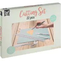 Ginza.se - Cuttingmat set A4 with knifes - 22 pcs (CR1303/25GE)