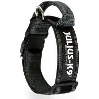 JULIUS K-9 Halsband Met Beveiligingssluiting - Zwart - 50mm x 47-67cm