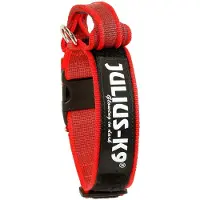 Julius-K9 Halsband Met Beveiligingssluiting - Rood - 40mm x 38-53cm