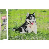Creative Craft Lab Diamond Painting - Husky puppy - 40x50 cm