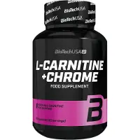 Biotech USA Set van 12 potten voedingssupplementen l - carnitine + chrome - 60 Gélul
