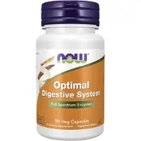 NOW,NOW Foods,NOW,NOW Foods Optimal Digestive System | 90 Vegetarische capsules | Mix van enzymen zoals protease, amylase en lipase met alpha-galactosidase (90 Capsules)