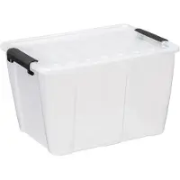 PLAST TEAM Transparante opbergbox van 15 liter