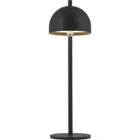Schöner Wohnen LED tafellamp Bellies, zwart, IP54 dimbaar, zwart, Woon-/ Eetkamer, metaal, Scandinavisch