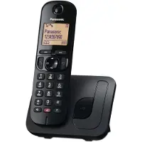 Panasonic KX-TGC250JTB, DECT-telefoon, Draadloze handset, Luidspreker, 50 entries, Nummerherkenning, Zwart
