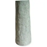 DK Design Daan Kromhout – Vaas – Bloemenvaas – Porto – Groen – Keramiek – Robuust – 12x12x29cm
