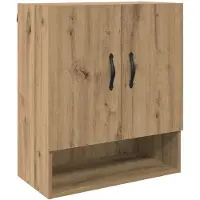 vidaXL Wandkast 60 x 31 x 70 cm Bewerkt hout Artisan Eiken