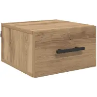 vidaXL Nachtkastje 35 x 35 x 20 cm Bewerkt hout