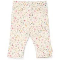 Little Dutch straight legging ecru Broek Meisjes Katoen Bloemen - maat 68