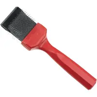 Les Poochs borstel rood enkel