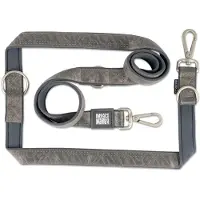 Max & Molly multifunctioneel lood - Matrix 2.0 Steen maat M: 200 cm lang, 25 mm breed Hond