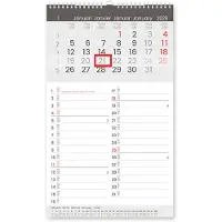 White Box Maandkalender Memo-Manager, viertalig, 2026