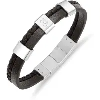 Police - Ben Armband van Bruin Leer